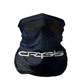 Бандана-труба 3D с принтом Crysis Armor в Новосибирске, 100% полиэстер, ткань с особыми свойствами — Activecool | плотность 150‒180 г/м2; хорошо тянется, но сохраняет форму | armor | crysis | crysis 4 | game | hex | hexagon | броня | броня crysis | гексагоны | доспехи | игра | крайзис | кризис | логотип | надпись | шутер