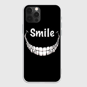 Чехол для iPhone 12 Pro Max с принтом Smile в Новосибирске, Силикон |  | smile | words | зубы | надпись | улыбка