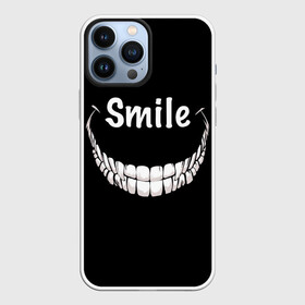 Чехол для iPhone 13 Pro Max с принтом Smile в Новосибирске,  |  | Тематика изображения на принте: smile | words | зубы | надпись | улыбка