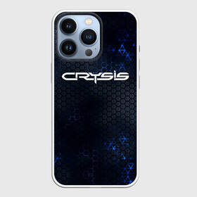 Чехол для iPhone 13 Pro с принтом Crysis Armor в Новосибирске,  |  | armor | crysis | crysis 4 | game | hex | hexagon | броня | броня crysis | гексагоны | доспехи | игра | крайзис | кризис | логотип | надпись | шутер