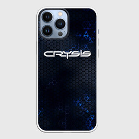 Чехол для iPhone 13 Pro Max с принтом Crysis Armor в Новосибирске,  |  | armor | crysis | crysis 4 | game | hex | hexagon | броня | броня crysis | гексагоны | доспехи | игра | крайзис | кризис | логотип | надпись | шутер