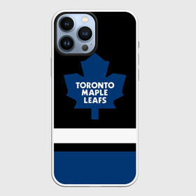 Чехол для iPhone 13 Pro Max с принтом Торонто Мейпл Лифс в Новосибирске,  |  | Тематика изображения на принте: hockey | maple leafs | nhl | toronto | toronto maple leafs | usa | мейпл лифс | нхл | спорт | сша | торонто | торонто мейпл лифс | хоккей | шайба