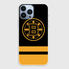 Чехол для iPhone 13 Pro Max с принтом Бостон Брюинз НХЛ в Новосибирске,  |  | boston | boston bruins | bruins | hockey | nhl | usa | бостон | бостон брюинз | нхл | спорт | сша | хоккей | шайба