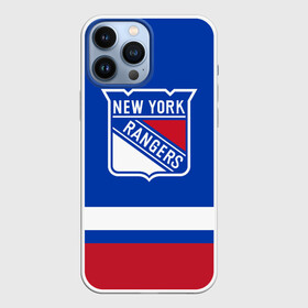 Чехол для iPhone 13 Pro Max с принтом Нью Йорк Рейнджерс НХЛ в Новосибирске,  |  | hockey | new york | new york rangers | nhl | rangers | usa | нхл | нью йорк | нью йорк рейнджерс | рейнджерс | спорт | сша | хоккей | шайба