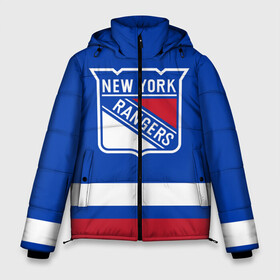Мужская зимняя куртка 3D с принтом Нью-Йорк Рейнджерс НХЛ в Новосибирске, верх — 100% полиэстер; подкладка — 100% полиэстер; утеплитель — 100% полиэстер | длина ниже бедра, свободный силуэт Оверсайз. Есть воротник-стойка, отстегивающийся капюшон и ветрозащитная планка. 

Боковые карманы с листочкой на кнопках и внутренний карман на молнии. | hockey | new york | new york rangers | nhl | rangers | usa | нхл | нью йорк | нью йорк рейнджерс | рейнджерс | спорт | сша | хоккей | шайба