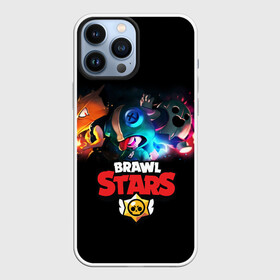 Чехол для iPhone 13 Pro Max с принтом Brawl Stars в Новосибирске,  |  | Тематика изображения на принте: bo | brawl | brock | bull | colt | dynamike | elprimo | jessie | leon | moba | nita | shelly | stars | бо | брок | булл | джесси | динамайк | кольт | леон | нита | шелли | эльпримо