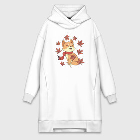 Платье-худи хлопок с принтом Милая Лисичка в Новосибирске,  |  | autumn | cat | fall | fox | foxy | кот | кошка | лис | лиса | лисица | лисичка | лисы | осень