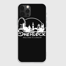 Чехол для iPhone 12 Pro с принтом Sherlock в Новосибирске, силикон | область печати: задняя сторона чехла, без боковых панелей | 221b | bbc | benedict cumberbatch | john watson | mark gatiss | martin freeman | sherlock holmes | steven moffat | бейкер | джон ватсон | мориарти | стрит | шерлок