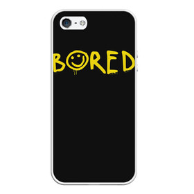 Чехол для iPhone 5/5S матовый с принтом Sherlock Bored в Новосибирске, Силикон | Область печати: задняя сторона чехла, без боковых панелей | 221b | bbc | benedict cumberbatch | john watson | mark gatiss | martin freeman | sherlock holmes | steven moffat | бейкер | джон ватсон | мориарти | стрит | шерлок