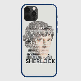 Чехол для iPhone 12 Pro с принтом SHERLOCK | ШЕРЛОК в Новосибирске, силикон | область печати: задняя сторона чехла, без боковых панелей | 221b | bbc | benedict cumberbatch | john watson | mark gatiss | martin freeman | sherlock holmes | steven moffat | бейкер | джон ватсон | мориарти | стрит | шерлок