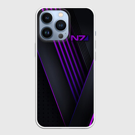 Чехол для iPhone 13 Pro с принтом Mass Effect N7 в Новосибирске,  |  | andromeda | bioware | n7 | shepard | shooter | геты | жнецы | инженер | масс эффект | разведчик | солдат | страж | цербер | штурмовик | шутер