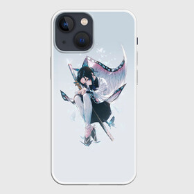Чехол для iPhone 13 mini с принтом Shinobu Kochou в Новосибирске,  |  | blade of demon | demon slayer | kimetsu no yaiba | kochou | shinobu | клинок | кочо | рассекающий демонов | шинобу