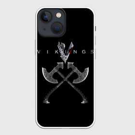 Чехол для iPhone 13 mini с принтом Vikings в Новосибирске,  |  | mgm television | vikings | викинги | майкл хёрст | скандинавия