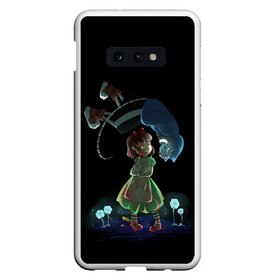 Чехол для Samsung S10E с принтом UNDERTALE в Новосибирске, Силикон | Область печати: задняя сторона чехла, без боковых панелей | sans | undertale | андертале | андертейл | игра | подземная история | подземная сказка | санс | ундертале | фриск | чара