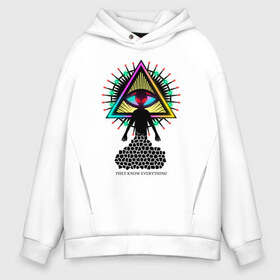 Мужское худи Oversize хлопок с принтом Neon alien The all-seeing eye в Новосибирске, френч-терри — 70% хлопок, 30% полиэстер. Мягкий теплый начес внутри —100% хлопок | боковые карманы, эластичные манжеты и нижняя кромка, капюшон на магнитной кнопке | Тематика изображения на принте: abstract | alien | beautiful | bright | eye | mason | neon | ufo