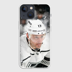 Чехол для iPhone 13 mini с принтом Илья Ковальчук в Новосибирске,  |  | hockey | kings | kovalchuk | los angeles | los angeles kings | nhl | илья ковальчук | кингз | ковальчук | лос анджелес | лос анджелес кингз | нхл | спорт | хоккей | шайба