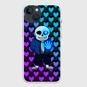 Чехол для iPhone 13 с принтом UNDERTALE в Новосибирске,  |  | chara | frisk | sans | undertale | андертале | андертейл | игра | подземная история | подземная сказка | санс | ундертале | фриск | чара