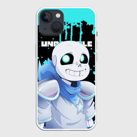 Чехол для iPhone 13 с принтом UNDERTALE в Новосибирске,  |  | chara | frisk | sans | undertale | андертале | андертейл | игра | подземная история | подземная сказка | санс | ундертале | фриск | чара