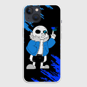 Чехол для iPhone 13 с принтом UNDERTALE в Новосибирске,  |  | chara | frisk | sans | undertale | андертале | андертейл | игра | подземная история | подземная сказка | санс | ундертале | фриск | чара