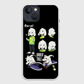 Чехол для iPhone 13 с принтом UNDERTALE в Новосибирске,  |  | chara | frisk | sans | undertale | андертале | андертейл | игра | подземная история | подземная сказка | санс | ундертале | фриск | чара