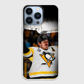 Чехол для iPhone 13 Pro с принтом Евгений Малкин в Новосибирске,  |  | hockey | malkin | nhl | penguins | pittsburgh | pittsburgh penguins | евгений малкин | малкин | нхл | пингвинз | питтсбург | питтсбург пингвинз | россия | сборная россии | спорт | хоккей | шайба