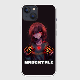 Чехол для iPhone 13 с принтом UNDERTALE в Новосибирске,  |  | chara | frisk | sans | undertale | андертале | андертейл | игра | подземная сказка | санс | ундертале | фриск | чара