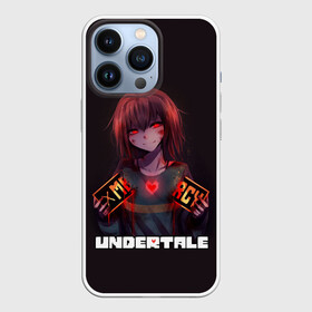 Чехол для iPhone 13 Pro с принтом UNDERTALE в Новосибирске,  |  | Тематика изображения на принте: chara | frisk | sans | undertale | андертале | андертейл | игра | подземная сказка | санс | ундертале | фриск | чара