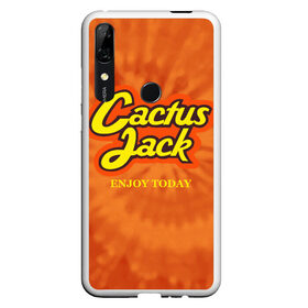 Чехол для Honor P Smart Z с принтом Cactus Jack в Новосибирске, Силикон | Область печати: задняя сторона чехла, без боковых панелей | Тематика изображения на принте: reeses puffs | travis scott | джэк | кактус | трэвис скотт