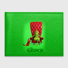 Обложка для студенческого билета с принтом The Grinch в Новосибирске, натуральная кожа | Размер: 11*8 см; Печать на всей внешней стороне | Тематика изображения на принте: christmas | claus | grinch stole | how the | jingle | merry | santa | гринч | гуманоид | диккенс | ктоград | олени | рождество | снежинки | чарльз