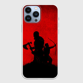 Чехол для iPhone 13 Pro Max с принтом God of War в Новосибирске,  |  | god | playstation | war | атрей | бог | войны | кратос | левиафан | лук | лучник | призрак спарты | топор