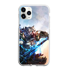 Чехол для iPhone 11 Pro Max матовый с принтом Warrior Zoomorph в Новосибирске, Силикон |  | Тематика изображения на принте: mmorpg | perfect world | pw | амфибии | воин | древние | друид | жнец | жрец | зооморфы | идеальный мир | лучник | люди | маг | оборотень | паладин | пв | сиды | страж | стрелок | тени | шаман