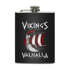 Фляга с принтом Vikings Valhalla в Новосибирске, металлический корпус | емкость 0,22 л, размер 125 х 94 мм. Виниловая наклейка запечатывается полностью | Тематика изображения на принте: floki | history | ivar | lagertha | ragnar lothbrok | rollo | the boneless | бескостный | викинги | ивар | история | лагерта | рагнар лодброк | ролло | флоки