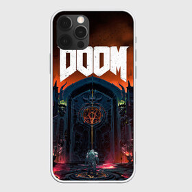 Чехол для iPhone 12 Pro Max с принтом DOOM - Hellgate в Новосибирске, Силикон |  | Тематика изображения на принте: doom | eternal | game | gate | hell | horror | ад | врата | дум | игра | персонаж | хоррор | шутер