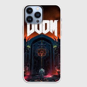 Чехол для iPhone 13 Pro Max с принтом DOOM   Hellgate в Новосибирске,  |  | doom | eternal | game | gate | hell | horror | ад | врата | дум | игра | персонаж | хоррор | шутер