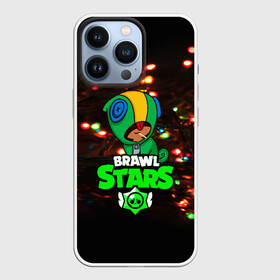 Чехол для iPhone 13 Pro с принтом BRAWL STARS НОВОГОДНИЙ в Новосибирске,  |  | Тематика изображения на принте: 2020 | android | brawl stars | crow | games | leon | mobile game | stars | бравл старс | ворон | игры | леон | мобильные игры