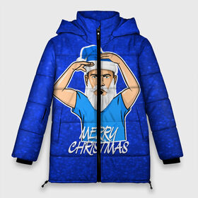 Женская зимняя куртка 3D с принтом Новогодний Дзюба FCZP в Новосибирске, верх — 100% полиэстер; подкладка — 100% полиэстер; утеплитель — 100% полиэстер | длина ниже бедра, силуэт Оверсайз. Есть воротник-стойка, отстегивающийся капюшон и ветрозащитная планка. 

Боковые карманы с листочкой на кнопках и внутренний карман на молнии | champions league | euro | russia | zenit | дзюба | евро | зенит | лига чемпионов
