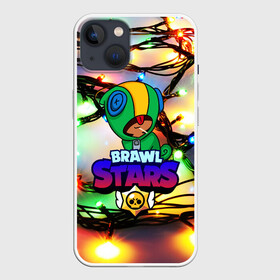 Чехол для iPhone 13 с принтом BRAWL STARS НОВОГОДНИЙ в Новосибирске,  |  | 2020 | android | brawl stars | crow | games | leon | mobile game | stars | бравл старс | ворон | игры | леон | мобильные игры