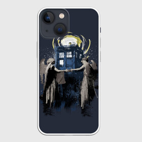 Чехол для iPhone 13 mini с принтом Doctor Who в Новосибирске,  |  | bbc | dimension | dr who | jenna coleman | jodie whittaker | matt smith | relative | resolution | space | tardis | the doctor | time | галлифрей | джоди уиттакер | доктор кто | тардис