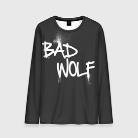 Мужской лонгслив 3D с принтом Bad wolf в Новосибирске, 100% полиэстер | длинные рукава, круглый вырез горловины, полуприлегающий силуэт | Тематика изображения на принте: bbc | dimension | dr who | jenna coleman | jodie whittaker | matt smith | relative | resolution | space | tardis | the doctor | time | галлифрей | джоди уиттакер | доктор кто | тардис