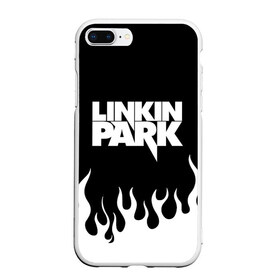 Чехол для iPhone 7Plus/8 Plus матовый с принтом Linkin Park в Новосибирске, Силикон | Область печати: задняя сторона чехла, без боковых панелей | bennington | chester | chester bennington | linkin | linkin park | music | park | rock | бенингтон | линкин | линкин парк | музыка | парк | рок | честер | честер беннингтон