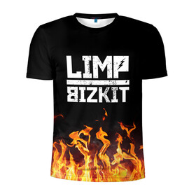 Мужская футболка 3D спортивная с принтом Limp Bizkit  в Новосибирске, 100% полиэстер с улучшенными характеристиками | приталенный силуэт, круглая горловина, широкие плечи, сужается к линии бедра | bizkit | limp | limp bizkit | music | rock | бизкиты | лимп бизкит | лимпы | липкие письки | музыка | рок