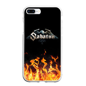 Чехол для iPhone 7Plus/8 Plus матовый с принтом Sabaton в Новосибирске, Силикон | Область печати: задняя сторона чехла, без боковых панелей | music | rock | sabaton | музыка | рок | сабатон