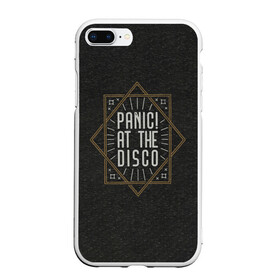 Чехол для iPhone 7Plus/8 Plus матовый с принтом Panic at the disco в Новосибирске, Силикон | Область печати: задняя сторона чехла, без боковых панелей | panic | panic at the disco | pop | pop rock | rock | брендон ури | паника | паника на дискотеке | поп | поп рок | пэники | рок | рокер