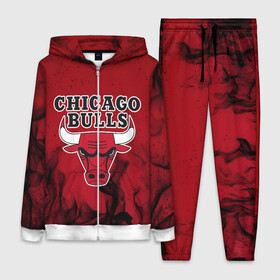 Женский костюм 3D с принтом CHICAGO BULLS | ЧИКАГО БУЛЛС в Новосибирске,  |  | 23 | bright | bulls | chicago bulls | fire | flame | heat | jordan | light | logo | michael jordan | nba | paris saint germain | psg | red | sport | wildfire | быки | джордан | искры | лого | майкл джордан | огненный | огонь | пламя | пожар