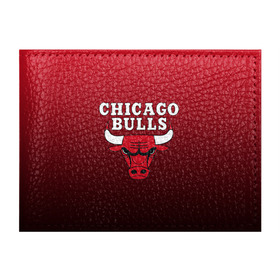 Обложка для студенческого билета с принтом CHICAGO BULLS в Новосибирске, натуральная кожа | Размер: 11*8 см; Печать на всей внешней стороне | Тематика изображения на принте: bulls | chicago | chicago bulls | nba | red bulls | usa | америка | быки | нба | сша | чикаго буллс