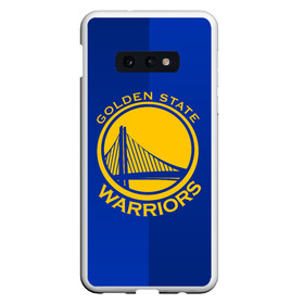 Чехол для Samsung S10E с принтом GOLDEN STATE WARRIORS в Новосибирске, Силикон | Область печати: задняя сторона чехла, без боковых панелей | Тематика изображения на принте: golden state | golden state warriors | gsw | nba | usa | америка | голден стэйт уорриорз | гсв | нба | сша