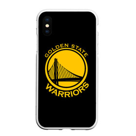 Чехол для iPhone XS Max матовый с принтом GOLDEN STATE WARRIORS в Новосибирске, Силикон | Область печати: задняя сторона чехла, без боковых панелей | golden state | golden state warriors | gsw | nba | usa | америка | голден стэйт уорриорз | гсв | нба | сша