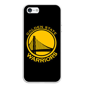 Чехол для iPhone 5/5S матовый с принтом GOLDEN STATE WARRIORS в Новосибирске, Силикон | Область печати: задняя сторона чехла, без боковых панелей | Тематика изображения на принте: golden state | golden state warriors | gsw | nba | usa | америка | голден стэйт уорриорз | гсв | нба | сша