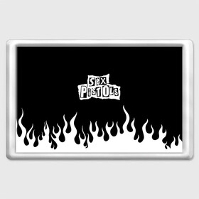 Магнит 45*70 с принтом Sex Pistols  в Новосибирске, Пластик | Размер: 78*52 мм; Размер печати: 70*45 | Тематика изображения на принте: music | rock | музыка | пистолс | рок