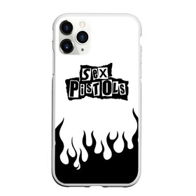 Чехол для iPhone 11 Pro матовый с принтом Sex Pistols в Новосибирске, Силикон |  | music | rock | музыка | пистолс | рок